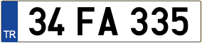 Truck License Plate